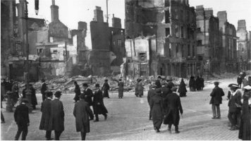 Dublin: a scene of devastation during the 1916 Easter Rising